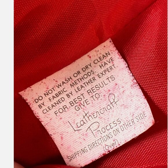 VAKKO Vtg 80s Red Suede Drop Waist Ruffle LSV Dress 6 Cowgirl Western Boho - Picture 9 of 11